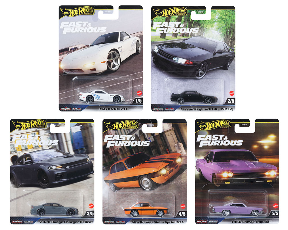 HW-HNW46-956K – 1:64 Fast & Furious Premium 2025 K – Assortment